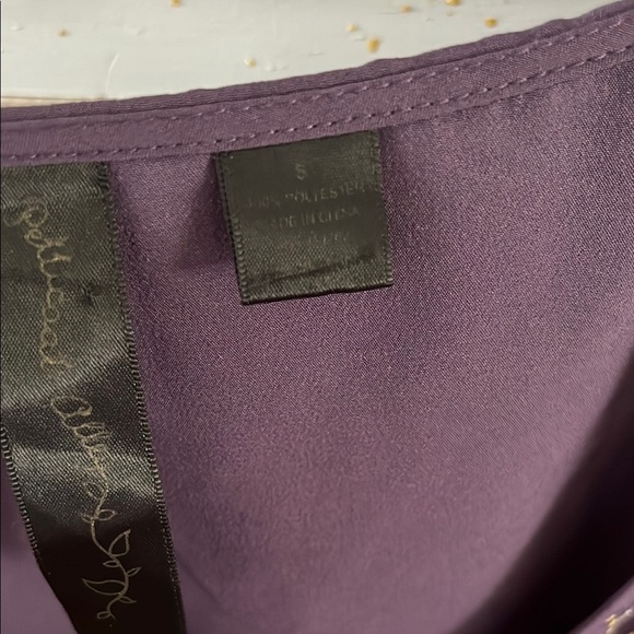 Purple Dress with Embellished Neckline - Picture 4 of 5